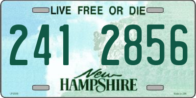 NH license plate 2412856