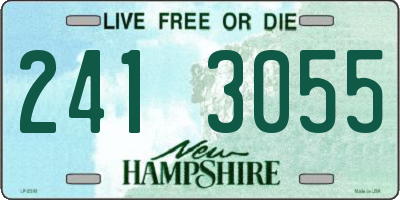 NH license plate 2413055