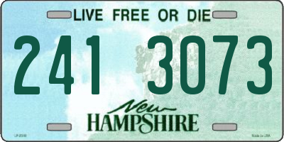 NH license plate 2413073