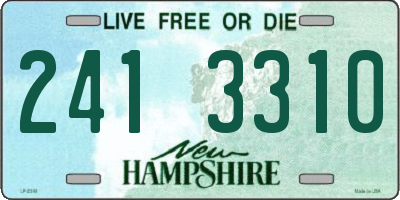 NH license plate 2413310