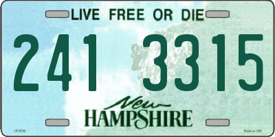 NH license plate 2413315
