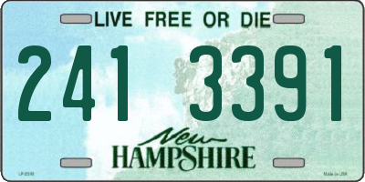 NH license plate 2413391