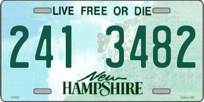 NH license plate 2413482