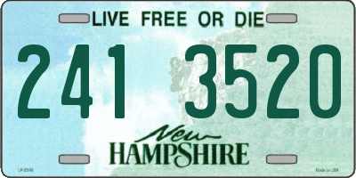 NH license plate 2413520