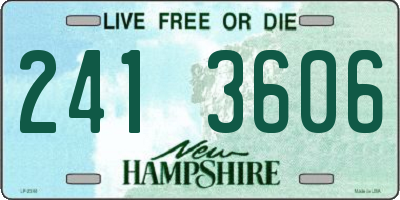 NH license plate 2413606
