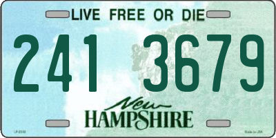 NH license plate 2413679