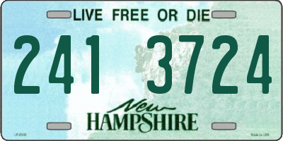 NH license plate 2413724