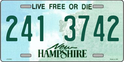NH license plate 2413742