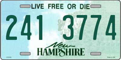 NH license plate 2413774