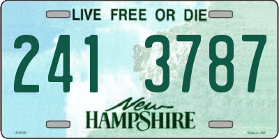 NH license plate 2413787