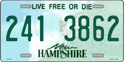 NH license plate 2413862