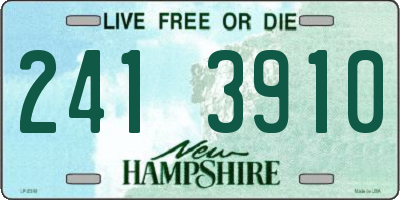 NH license plate 2413910