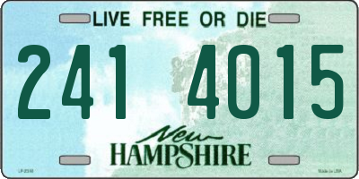 NH license plate 2414015