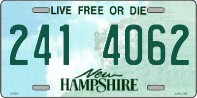NH license plate 2414062