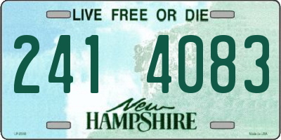 NH license plate 2414083