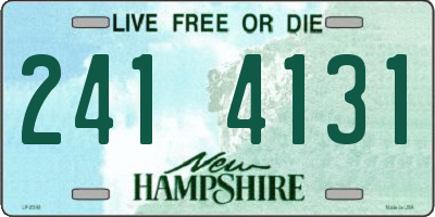 NH license plate 2414131