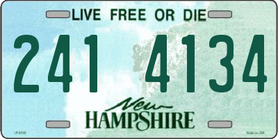NH license plate 2414134