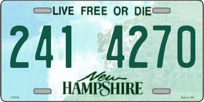 NH license plate 2414270