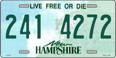NH license plate 2414272
