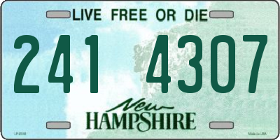 NH license plate 2414307