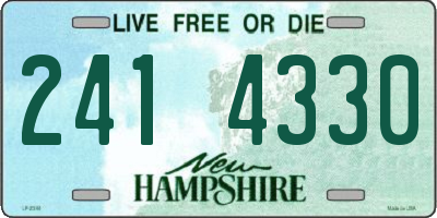 NH license plate 2414330