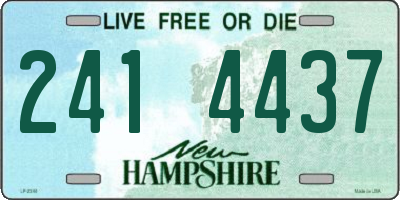 NH license plate 2414437