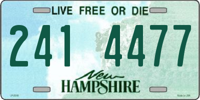 NH license plate 2414477
