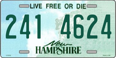 NH license plate 2414624