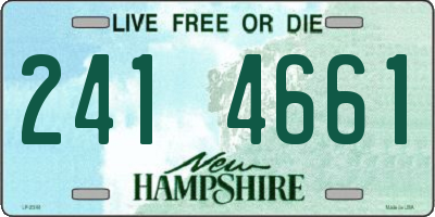 NH license plate 2414661