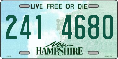 NH license plate 2414680