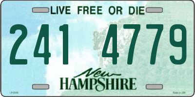 NH license plate 2414779