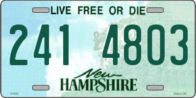 NH license plate 2414803