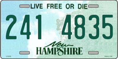 NH license plate 2414835