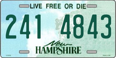 NH license plate 2414843
