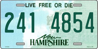 NH license plate 2414854