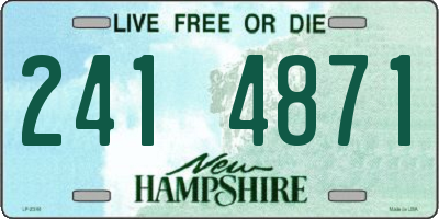 NH license plate 2414871