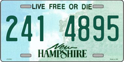 NH license plate 2414895