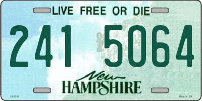 NH license plate 2415064