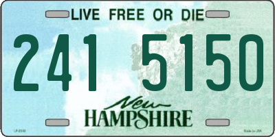 NH license plate 2415150