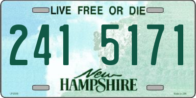 NH license plate 2415171