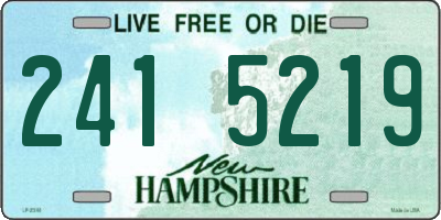 NH license plate 2415219
