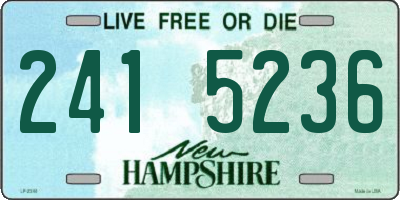 NH license plate 2415236
