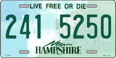 NH license plate 2415250