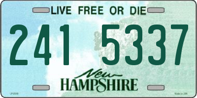 NH license plate 2415337