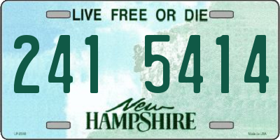 NH license plate 2415414