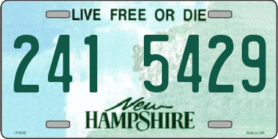 NH license plate 2415429