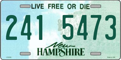 NH license plate 2415473