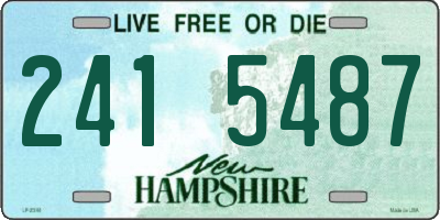 NH license plate 2415487