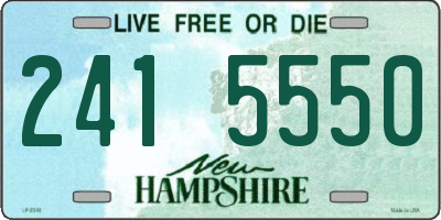 NH license plate 2415550