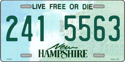 NH license plate 2415563